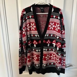 Winter mushroom cardigan